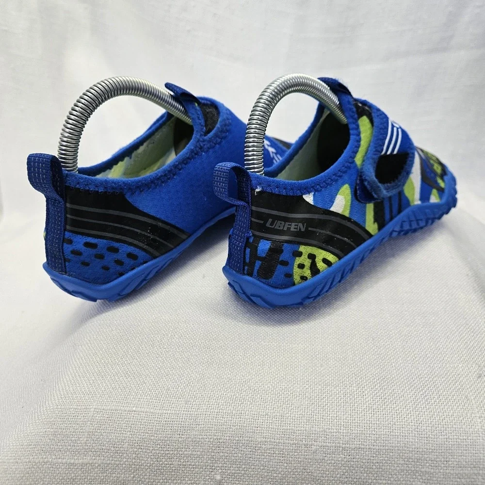 UBFEN Water Shoes Kids Sz 3 35 Blue Camo Aqua Socks Beach Pool Swim Barefoot